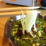 ラーメン櫻島 - 麺もしゃぶしゃぶして下さい