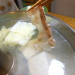 ラーメン櫻島 - お肉はしゃぶしゃぶして下さい