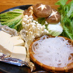 ラーメン櫻島 - 野菜と豆腐、葛切り