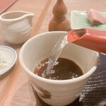 勝どき そば よし田 - そば湯