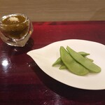 島津 - 水雲酢、枝豆