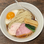 貝出汁 中華そば 竹祥 - 【限定】カツオ出汁の山かけ冷やし麺 (900円)