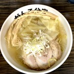 元祖一条流 がんこ総本家 - 塩バラ４＋ワンタン/貝油