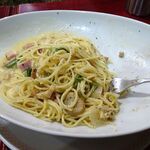 アーモンド - カルボナーラ（大盛）1,020円（コーヒー付き）