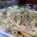 アーモンド - カルボナーラ（大盛）1,020円（コーヒー付き）