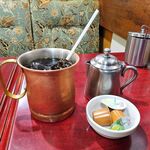 アーモンド - カルボナーラ（大盛）1,020円（コーヒー付き）