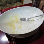 アーモンド - カルボナーラ（大盛）1,020円（コーヒー付き）