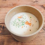 コーラル カフェ - ランチのスープ