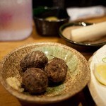 Izakayakazoku - 居酒屋　かぞく　とんかつ定食の小鉢