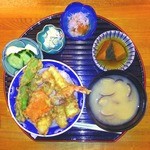 よね山 - 旬味寮よね山「天丼」800円[ミサワホームセラミック三島大社町展示場編]