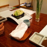 旬の揚 てんま - ネギも食べれます