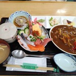 喰い処　弐七 - ハーフ＆ハーフ定食