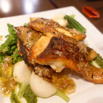 シエル ブルー - タイのポアレ、ラヴィゴットソース