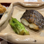 勢麟 - 黒ムツ炭火と高菜芽