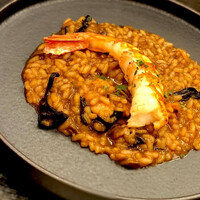 FERMINTXO - ・アロスメロッソ 
                    きのこと魚介の出汁