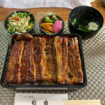 和香 - 鰻重特上　ご飯大盛　税込3200円＋100円