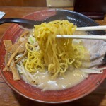 Hokkaido ramen mem popo - 麺リフトしてみました
