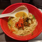 toukyoutonkotsube-su - 紅生姜と高菜投入しました