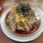 龍華飯店 溝ノ口店 - 黒酢冷麺 1000円