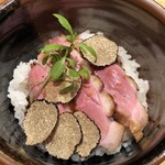 中華蕎麦 とみ田 -  常陸鴨とサマートリュフご飯