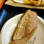 手打うどん ひら田 - 炙り鴨肉アップ