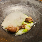 modest - ホタルイカのリゾット。