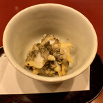 霞町 やまがみ - 浅利と蕗の薹 突き出し