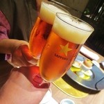 鬼怒川金谷ホテル - ”琥珀エビス”で乾杯！