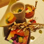 鬼怒川金谷ホテル - 見た目にも鮮やかな料理