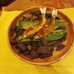 鬼怒川金谷ホテル - *焼物*子持ち鮎の塩焼き