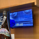 髙橋屋 - モニターで焼いている様子が見られます②