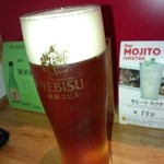 串かつ うさぎや - エビス琥珀！