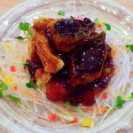 菜根譚 北海道中華 - 黒ガレイの唐揚げ甘酢ソースがけ（780円）