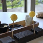 MAISON LAFITE - ◆甘夏とパインの一口シャーベット・・いつもながらに可愛い。♪