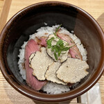 中華蕎麦 とみ田 - 「15年目のフェニックス＆常陸鴨とサマートリュフご飯」2500円