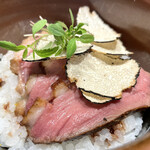 中華蕎麦 とみ田 - 常陸鴨とサマートリュフご飯