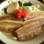 Okinawa Shokudou Kitayama - 三枚肉そば（650円）