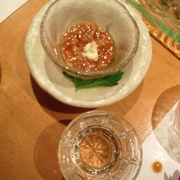 本等鮨 海馬 本店 - 大好きなしゅとう＋クリームチーズ（頼むと入れてくれる）