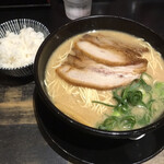 Ramen Hosokawa Honten - 「元味ラーメン（大盛り）」