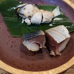 Rakan Zushi Shougetsu - 牡蠣としめ鯖のスモーク