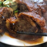 ブルーキッチン 堺筋本町店 - ビフカツ接写