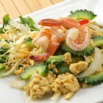 Bangkok Spice - D７ 海老とニガウリの卵炒め