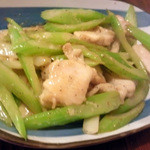 まいど - 鶏肉とセロリ炒め450円