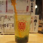 すし酒場 すさび湯 - 緑茶ハイ