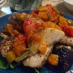 ワイン食堂 イナセヤ キッチン - 鰆のグリル 花里農園ラタトゥユソースで