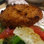 ワイン食堂 イナセヤ キッチン - イベリコ豚のメンチコロッケ