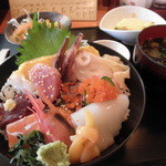 といちや - 海鮮丼　750円　（2012.07）