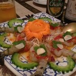 バーンスキタイ - 生えびのサラダ