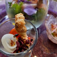 ラ ヴォワール - 前菜　雑穀、卵白