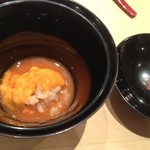 三谷 - ★9　究極のたまごごはん　ふたには「鮨」の絵文字＾＾